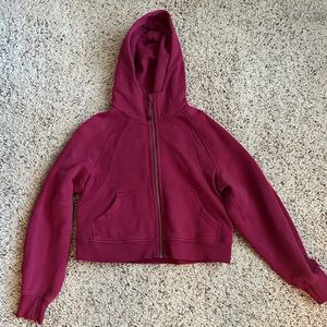 Lululemon full zip oversized cropped Scuba in great condition
